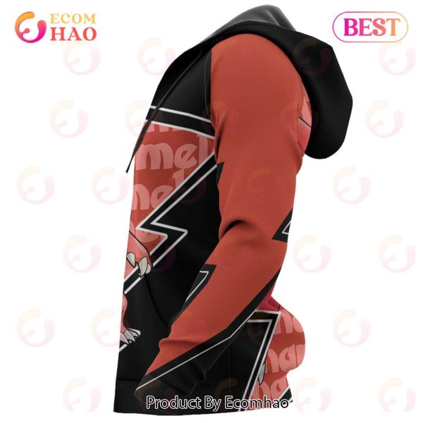 Pokemon Charmeleon Custom Anime Hoodie