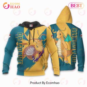 Pokemon Dragonite Hoodie Custom Anime Zip Jacket