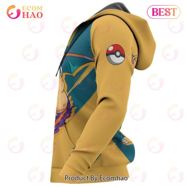 Pokemon Dragonite Hoodie Custom Anime Zip Jacket