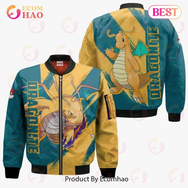 Pokemon Dragonite Hoodie Custom Anime Zip Jacket