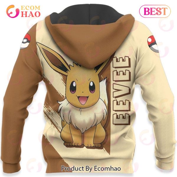 Pokemon Eevee Hoodie Custom Pokemon Anime