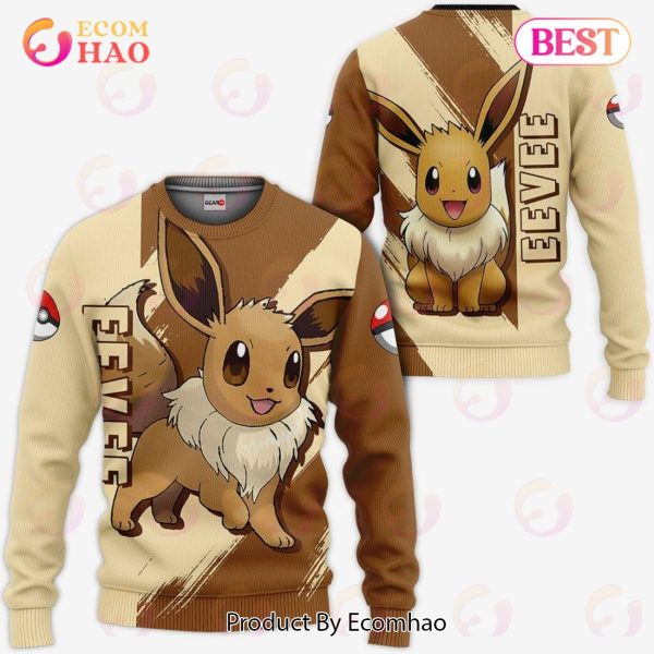 Pokemon Eevee Hoodie Custom Pokemon Anime