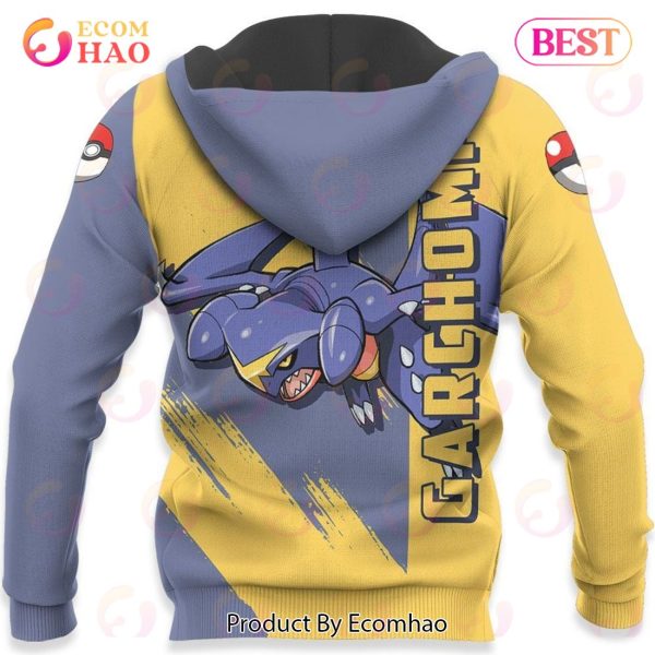 Pokemon Garchomp Hoodie Custom Anime Zip Jacket