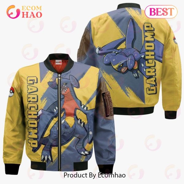 Pokemon Garchomp Hoodie Custom Anime Zip Jacket