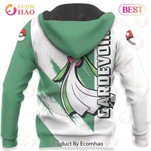 Pokemon Gardevoir Hoodie Custom Anime Zip Jacket