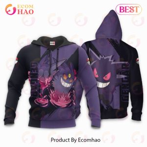 Pokemon Gengar Hoodie Custom