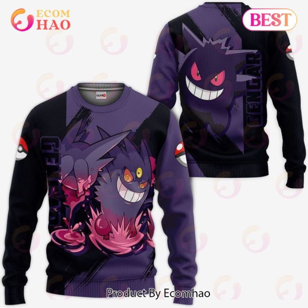 Pokemon Gengar Hoodie Custom