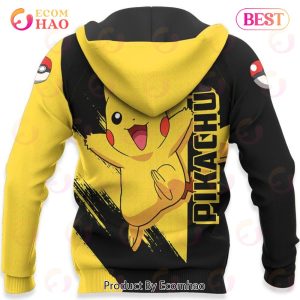 Pokemon Pikachu Hoodie Custom Anime Zip Jacket