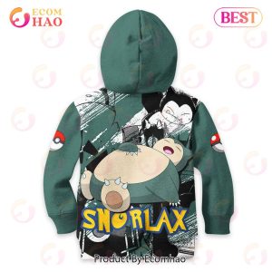 Snorlax Kids Hoodie Custom Manga Anime Clothes