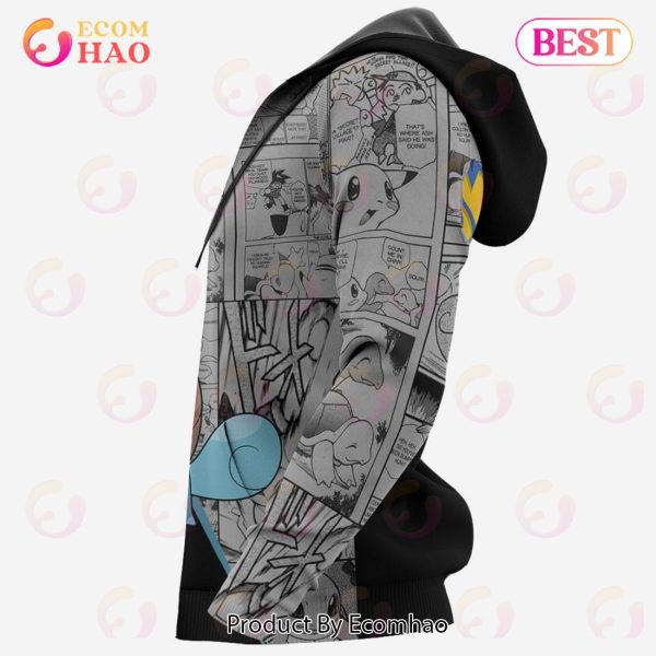 Squirtle Hoodie Custom Anime Pokemon Mix Manga