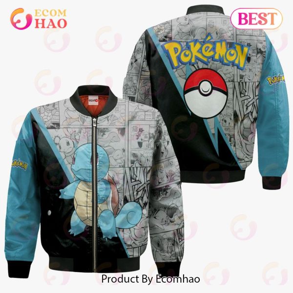 Squirtle Hoodie Custom Anime Pokemon Mix Manga