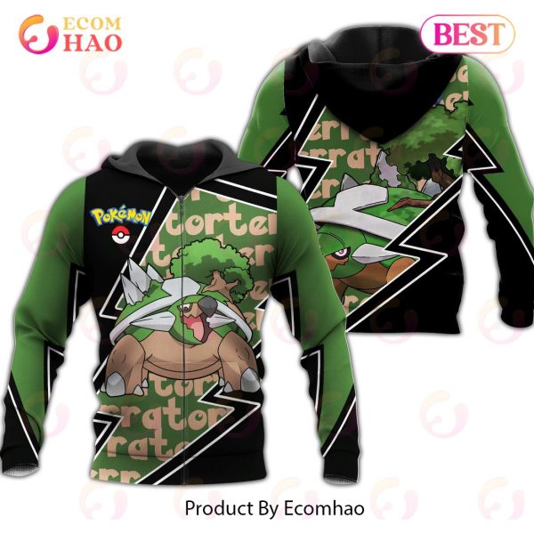 Torterra Zip Hoodie Costume Pokemon