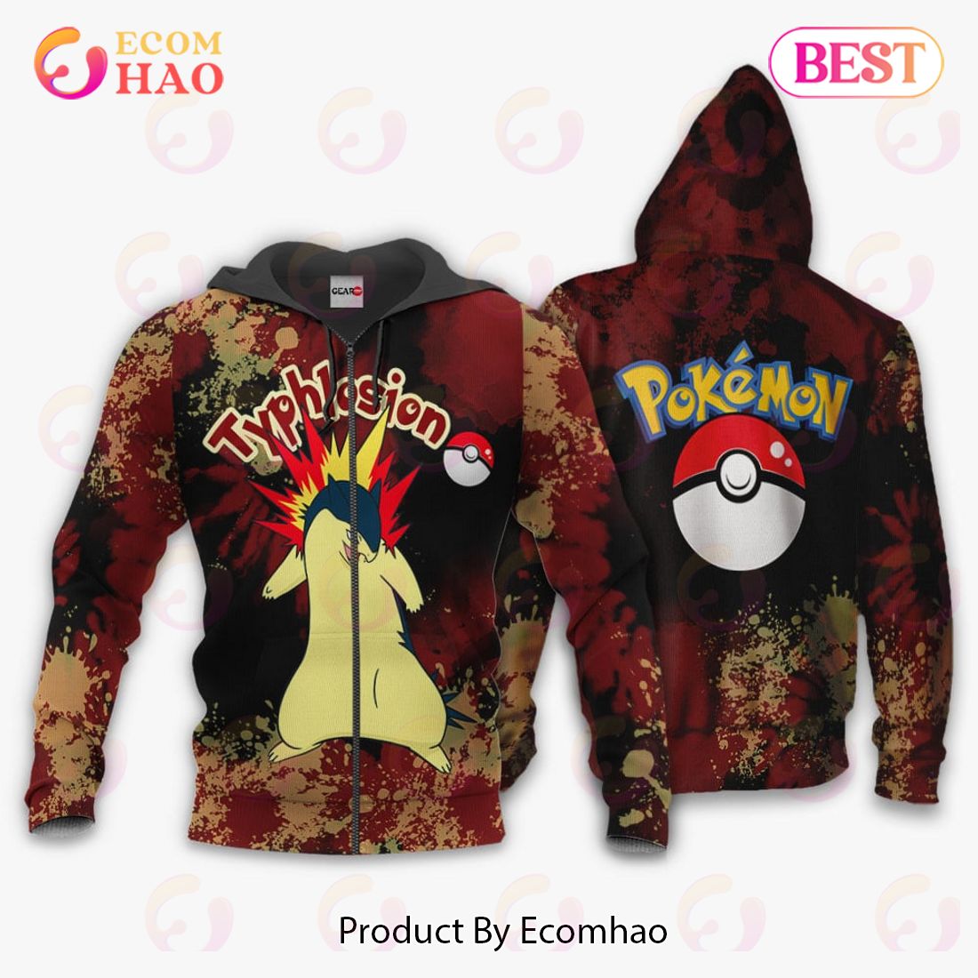 Tyranitar Zip Hoodie Costume Pokemon