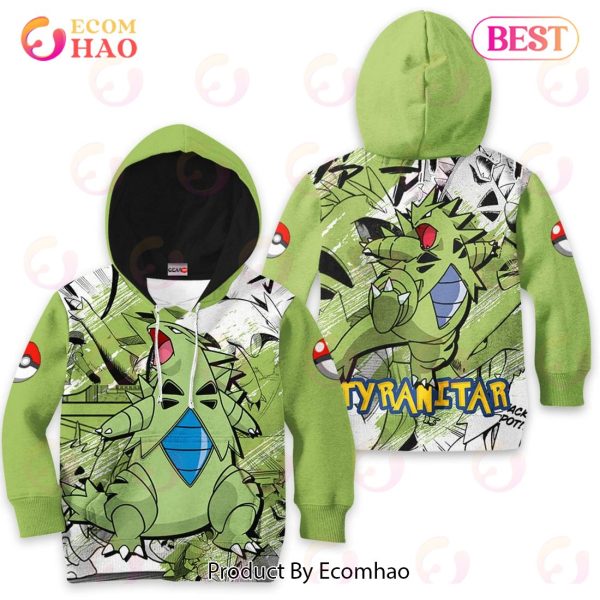 Tyranitar Kids Hoodie Custom Manga Anime Clothes