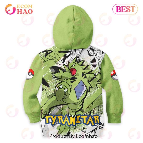 Tyranitar Kids Hoodie Custom Manga Anime Clothes