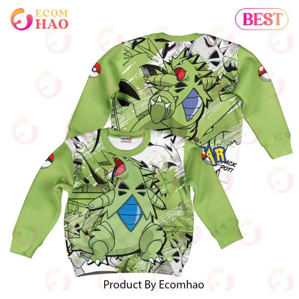 Tyranitar Kids Hoodie Custom Manga Anime Clothes