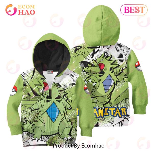 Tyranitar Kids Hoodie Custom Manga Anime Clothes