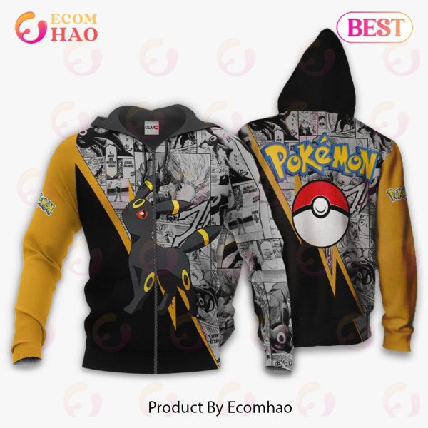 Umbreon Hoodie Custom Anime Pokemon Mix Manga