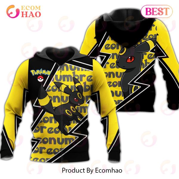 Umbreon Zip Hoodie Costume Pokemon