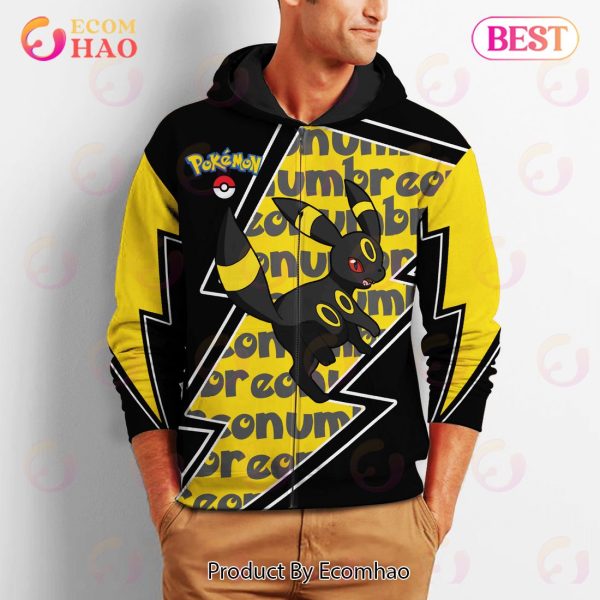 Umbreon Zip Hoodie Costume Pokemon