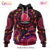 NRL Canberra Raiders Special Pink Breast Cancer Design 3D Hoodie