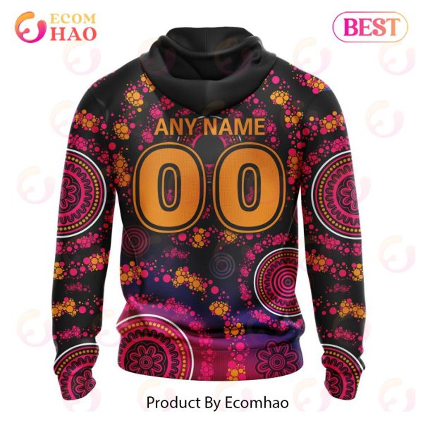 NRL Canberra Raiders Special Pink Breast Cancer Design 3D Hoodie