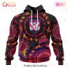 NRL Canberra Raiders Special Pink Breast Cancer Design 3D Hoodie