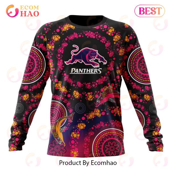 NRL Penrith Panthers Special Pink Breast Cancer Design 3D Hoodie