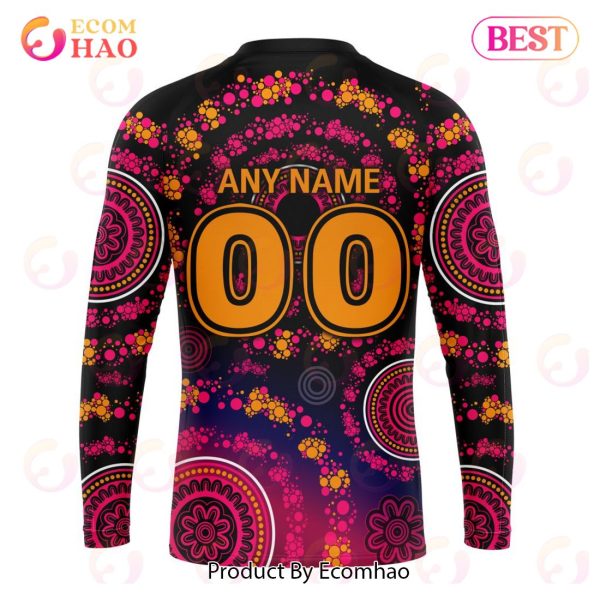 NRL Penrith Panthers Special Pink Breast Cancer Design 3D Hoodie