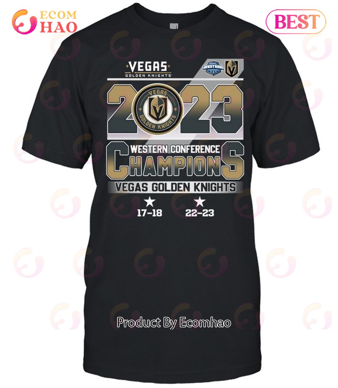 Vegas Golden Knights 2023 Western Conference Champions T-Shirt