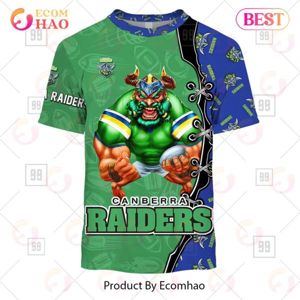 Personalized NRL Warrior Canberra Raiders 3D Hoodie