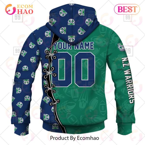 Personalized NRL Warrior New Zealand Warriors 3D Hoodie
