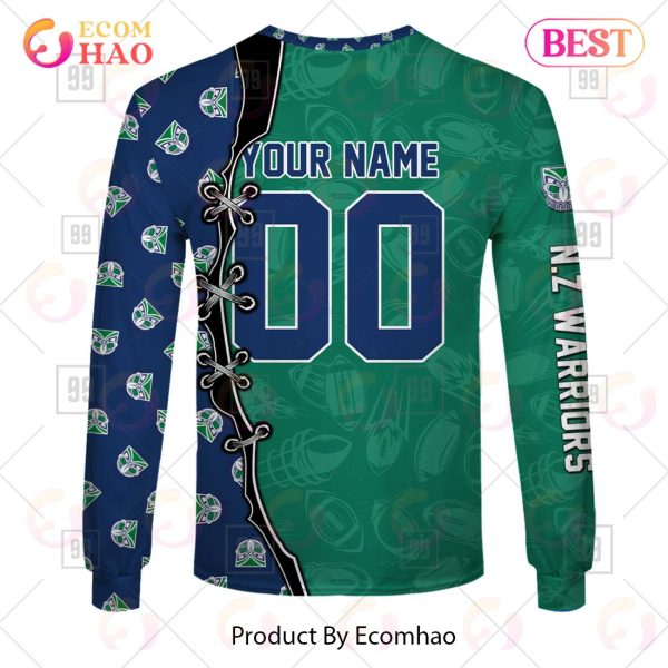 Personalized NRL Warrior New Zealand Warriors 3D Hoodie