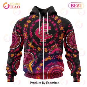 AFL Carlton Football Club Special Pink Breast Cancer Design 3D Hoodie
