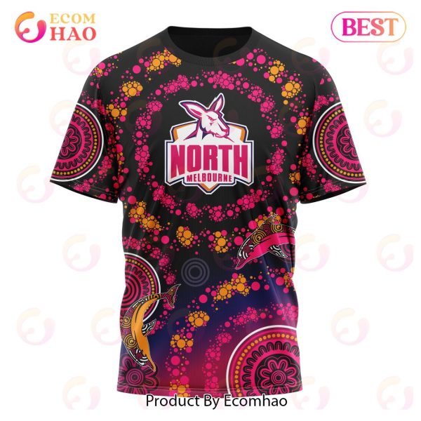 AFL North Melbourne Football Club Special Pink Breast Cancer Design 3D Hoodie