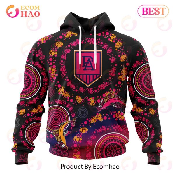 AFL Port Adelaide Football Club Special Pink Breast Cancer Design 3D Hoodie