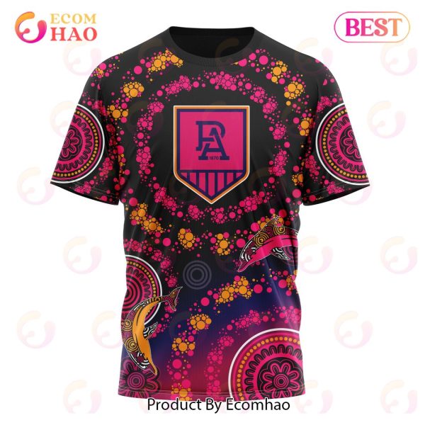 AFL Port Adelaide Football Club Special Pink Breast Cancer Design 3D Hoodie