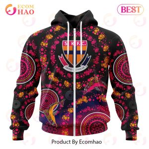 AFL St Kilda Football Club Special Pink Breast Cancer Design 3D Hoodie