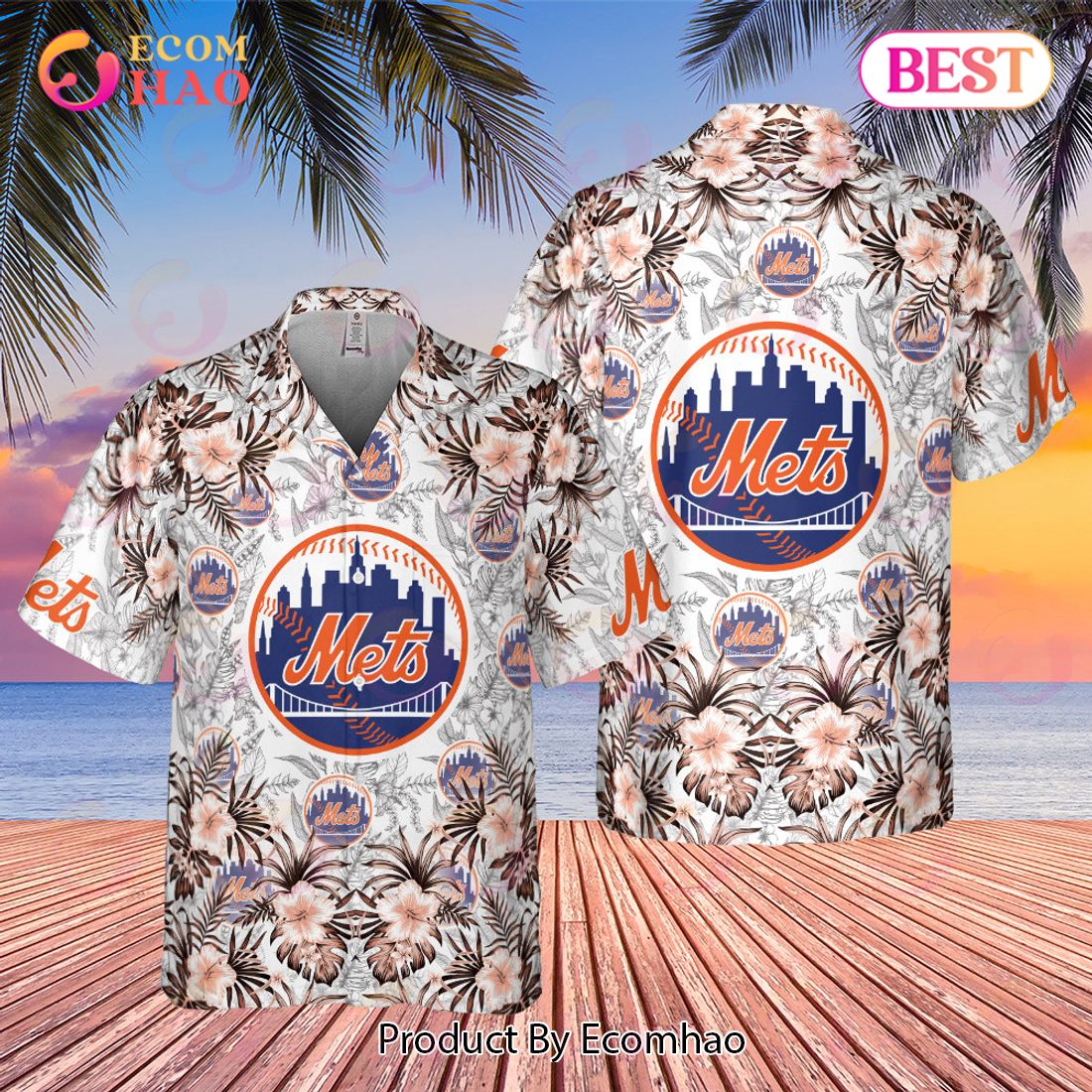 HOT] New York Mets – Major League Baseball 2023 AOP Hawaiian Shirt