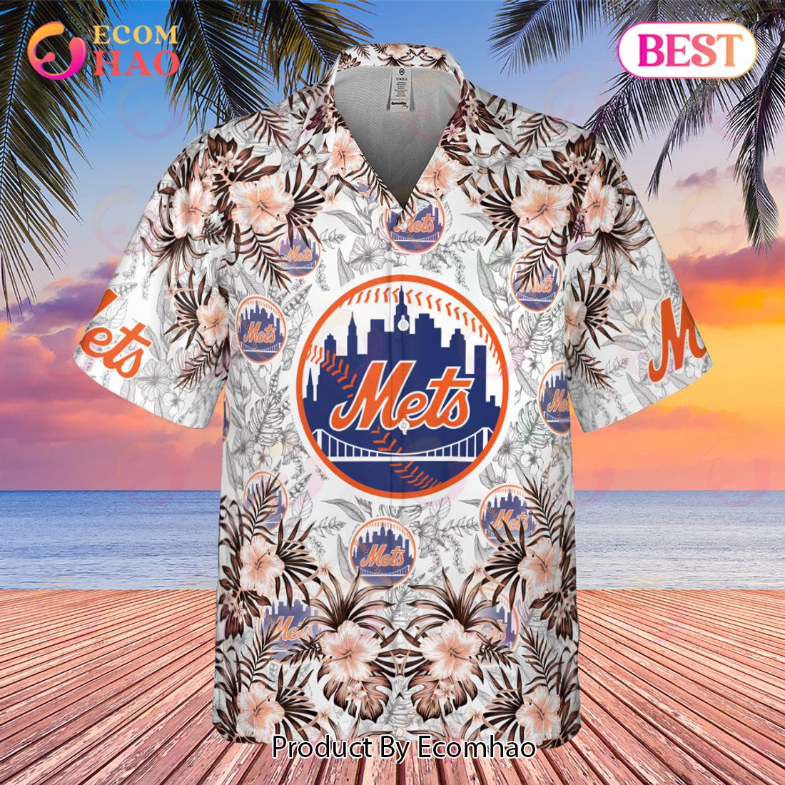 HOT] New York Mets – Major League Baseball 2023 AOP Hawaiian Shirt