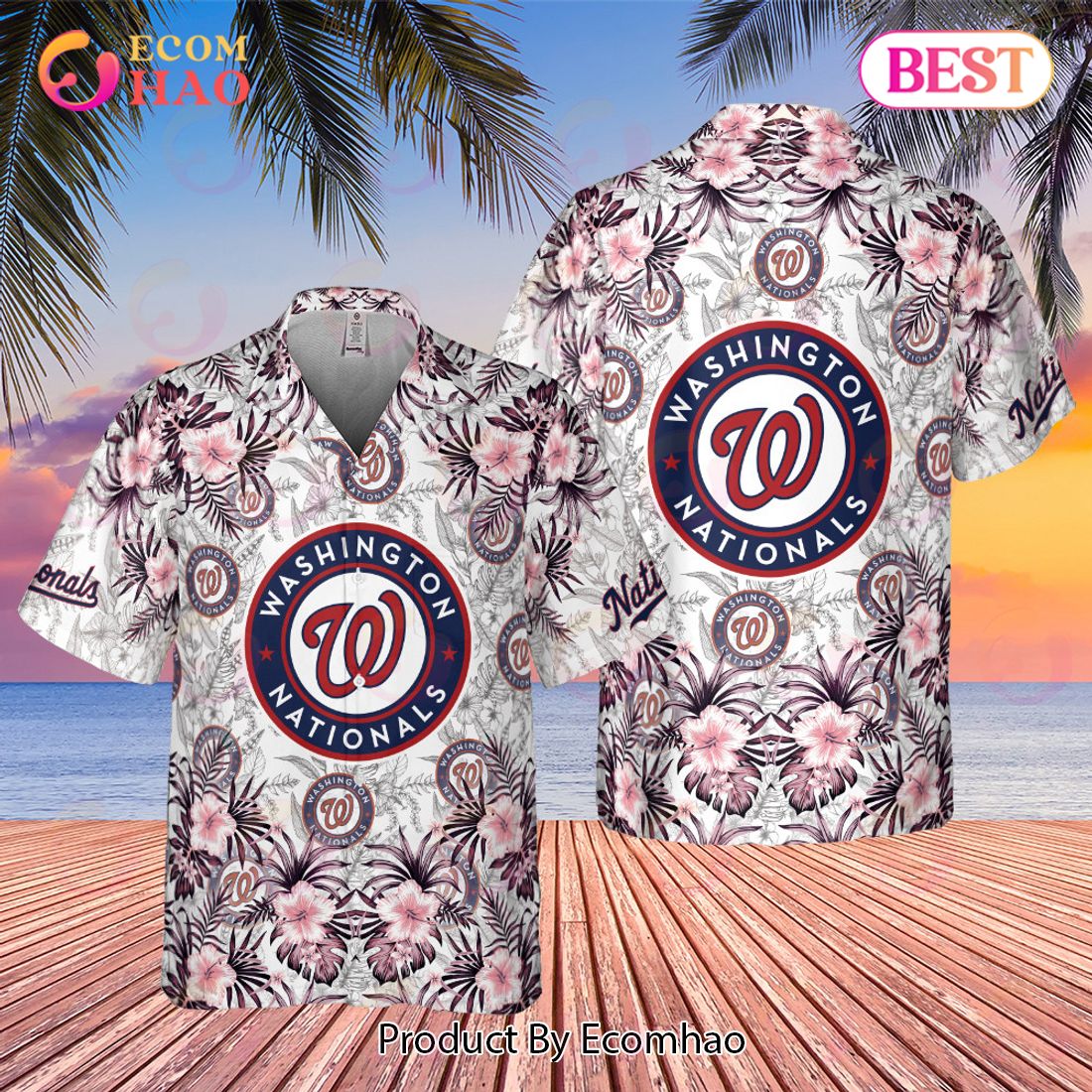 HOT] Washington Nationals – Major League Baseball 2023 AOP Hawaiian Shirt