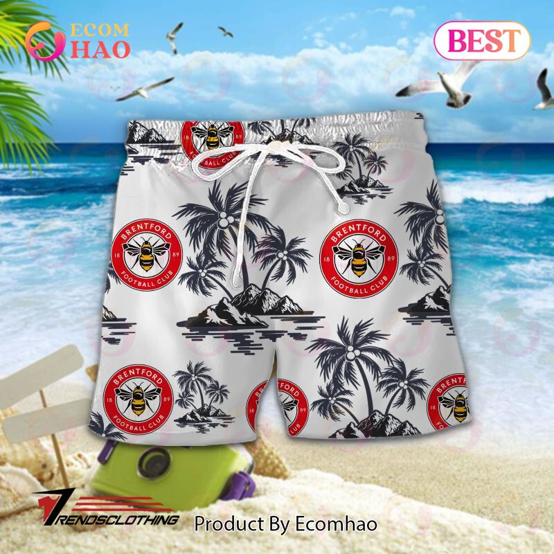 Brentford FC EPL Hawaiian Shirt And Short