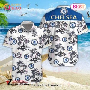Chelsea F.C. EPL Hawaiian Shirt And Short Chelsea F.C. EPL Hawaiian Shirt And Short