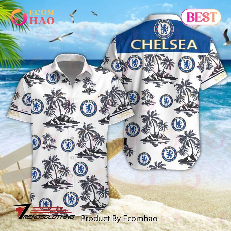 Chelsea F.C. EPL Hawaiian Shirt And Short