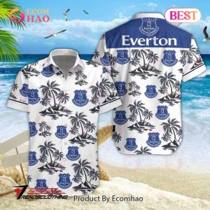 Everton F.C EPL Hawaiian Shirt And Short Everton F.C EPL Hawaiian Shirt And Short
