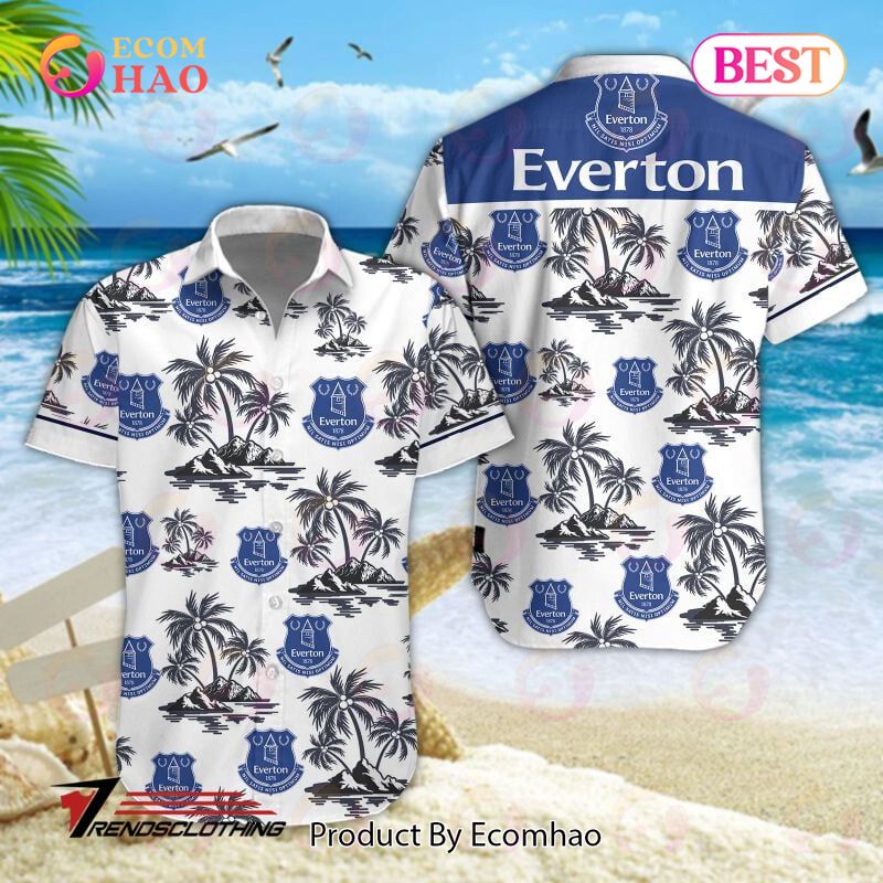 Everton F.C EPL Hawaiian Shirt And Short