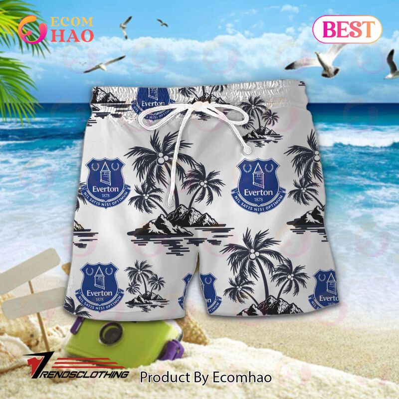 Everton F.C EPL Hawaiian Shirt And Short