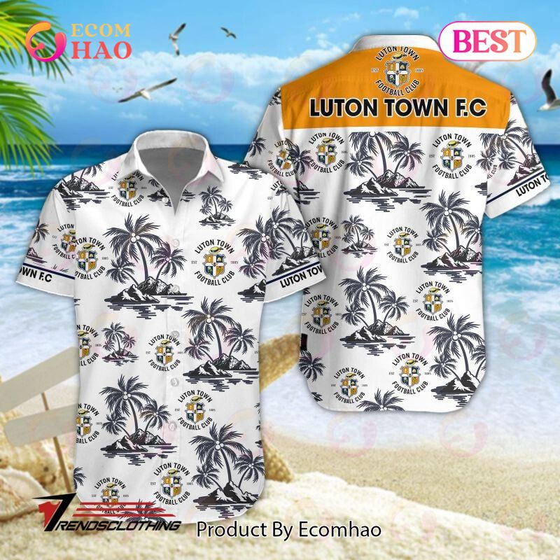 Luton Town F.C EPL Hawaiian Shirt And Short