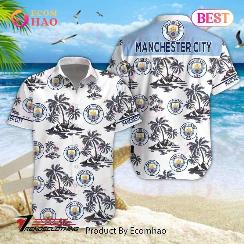 Manchester City F.C EPL Hawaiian Shirt And Short