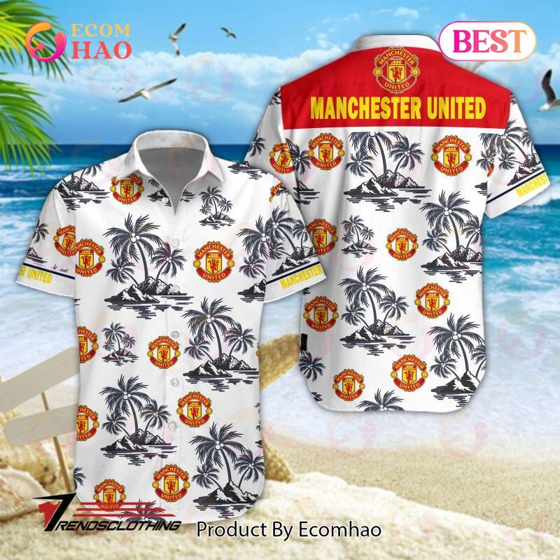 Manchester United EPL Hawaiian Shirt And Short